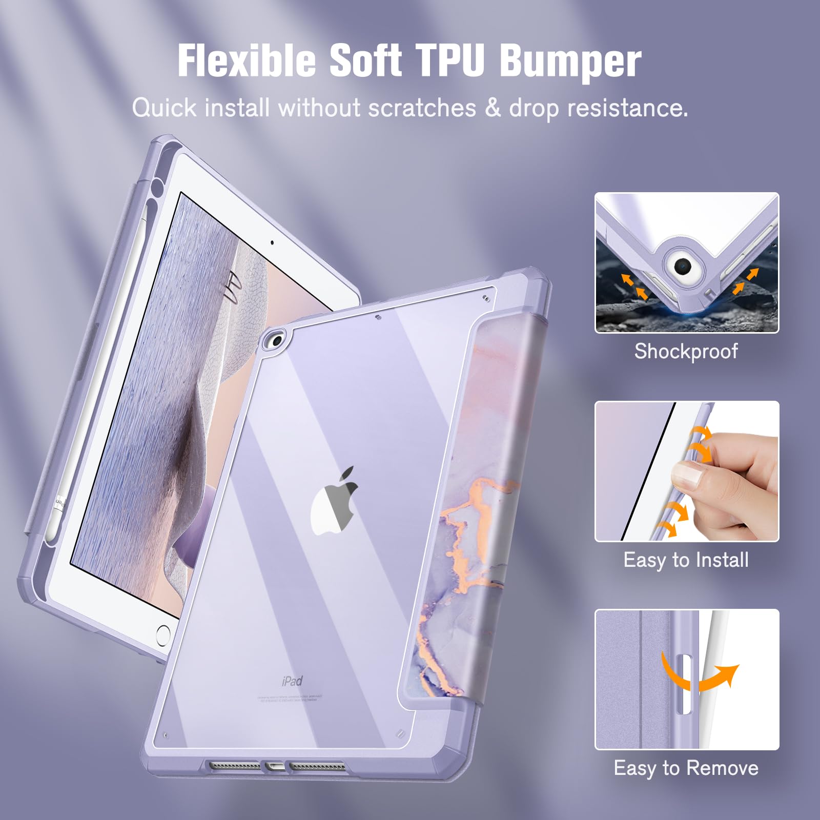 Amazon.com: Fintie Hybrid Slim Case for iPad 6th / 5th Generation