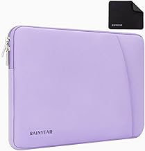 RAINYEAR Housse de Protection pour Ordinateur Portable pour MacBook Pro 16 Pouces M4/M3/M2/M1 Pro/Max A3403 A3186 A2991 A2780 A2485, 16 Pouces Lenovo ThinkBook IdeaPad HP Dell Chromebook, Violet