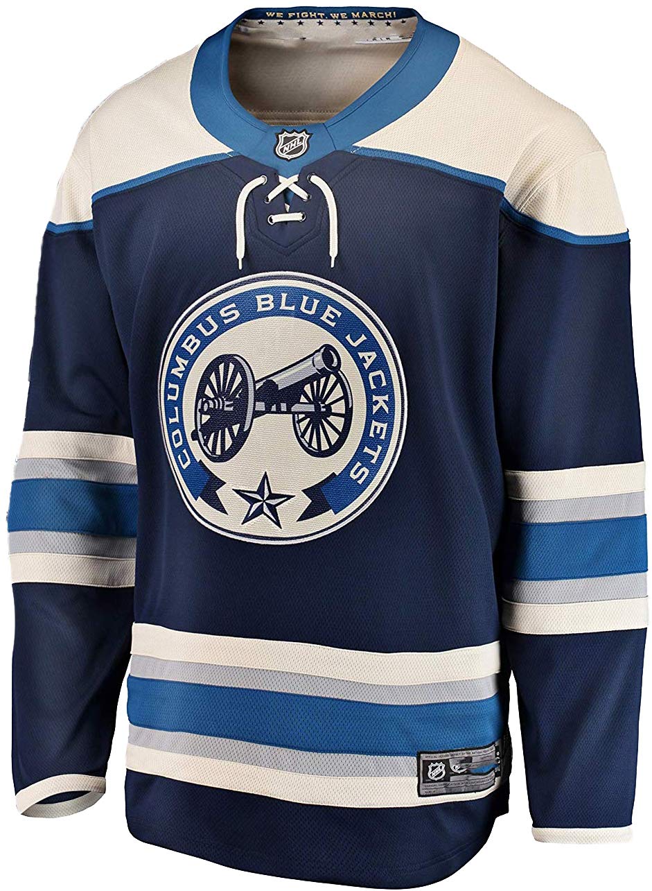 Outerstuff Columbus Blue Jackets Blank Navy Blue Youth Alternate Premier Team Jersey