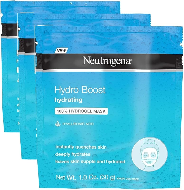 Neutrogena Hydro Boost Hydrating Hydrogel Mask, 1 Oz (Pack of 3)