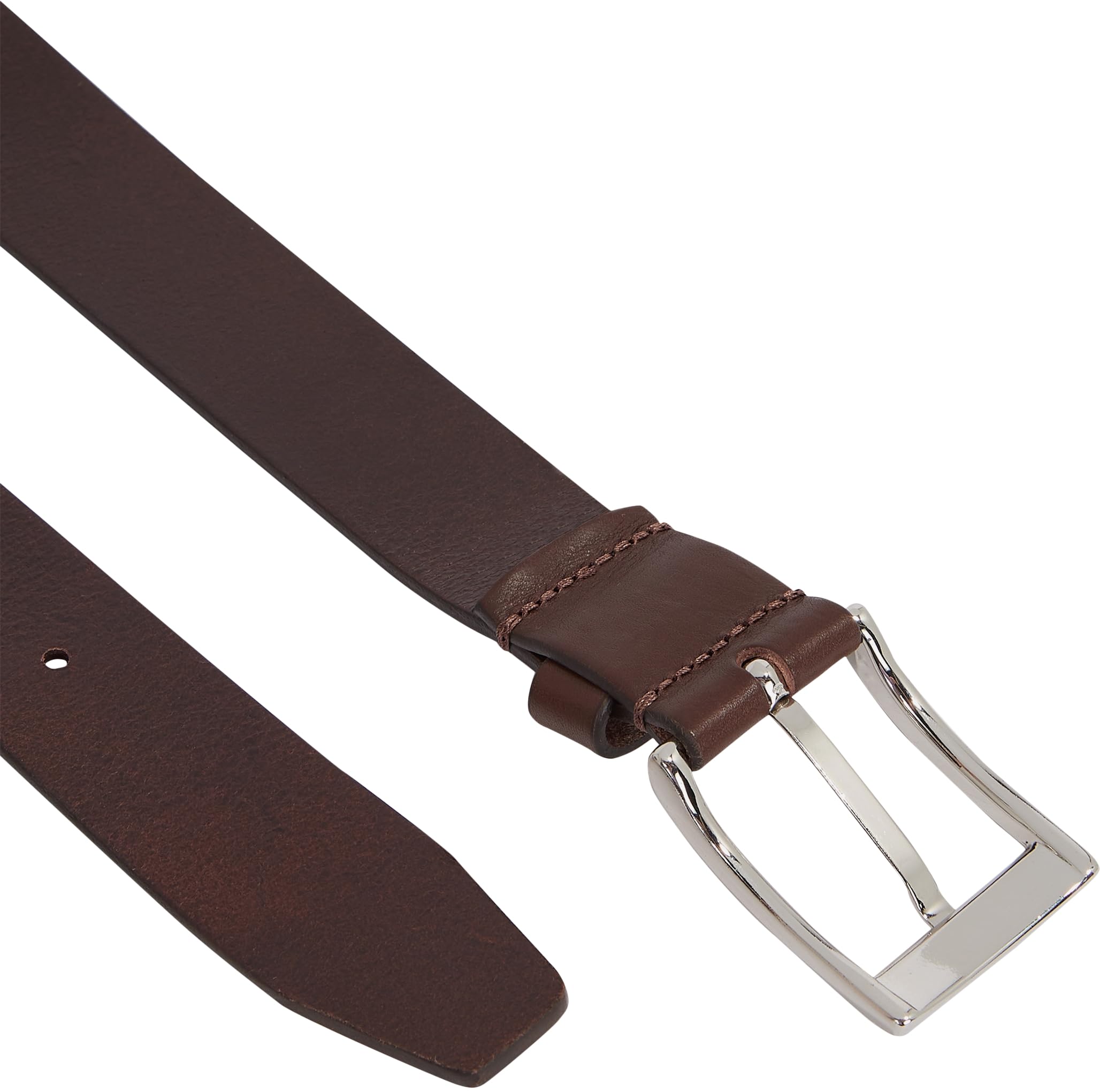 Tommy Hilfiger Herren Gürtel New Aly Belt Ledergürtel, Braun (Testa Di Moro), 115 cm – Ansicht 2