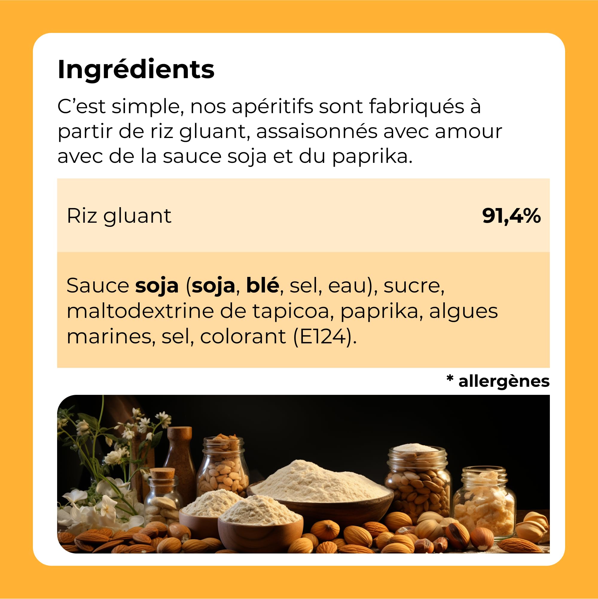 Mélange apéritif I Craquelins de Riz Fuji Mix 1 kg | Mélange apéritif de biscuits au riz variés | Apéritif croustillant légèrement salé | bâtonnets de Riz avec sauce soja | végan | sac refermable