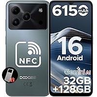 DOOGEE Note 56 Pro Smartphone Android 16, 32GB+128GB/TF 2TB Telefono Cellulare