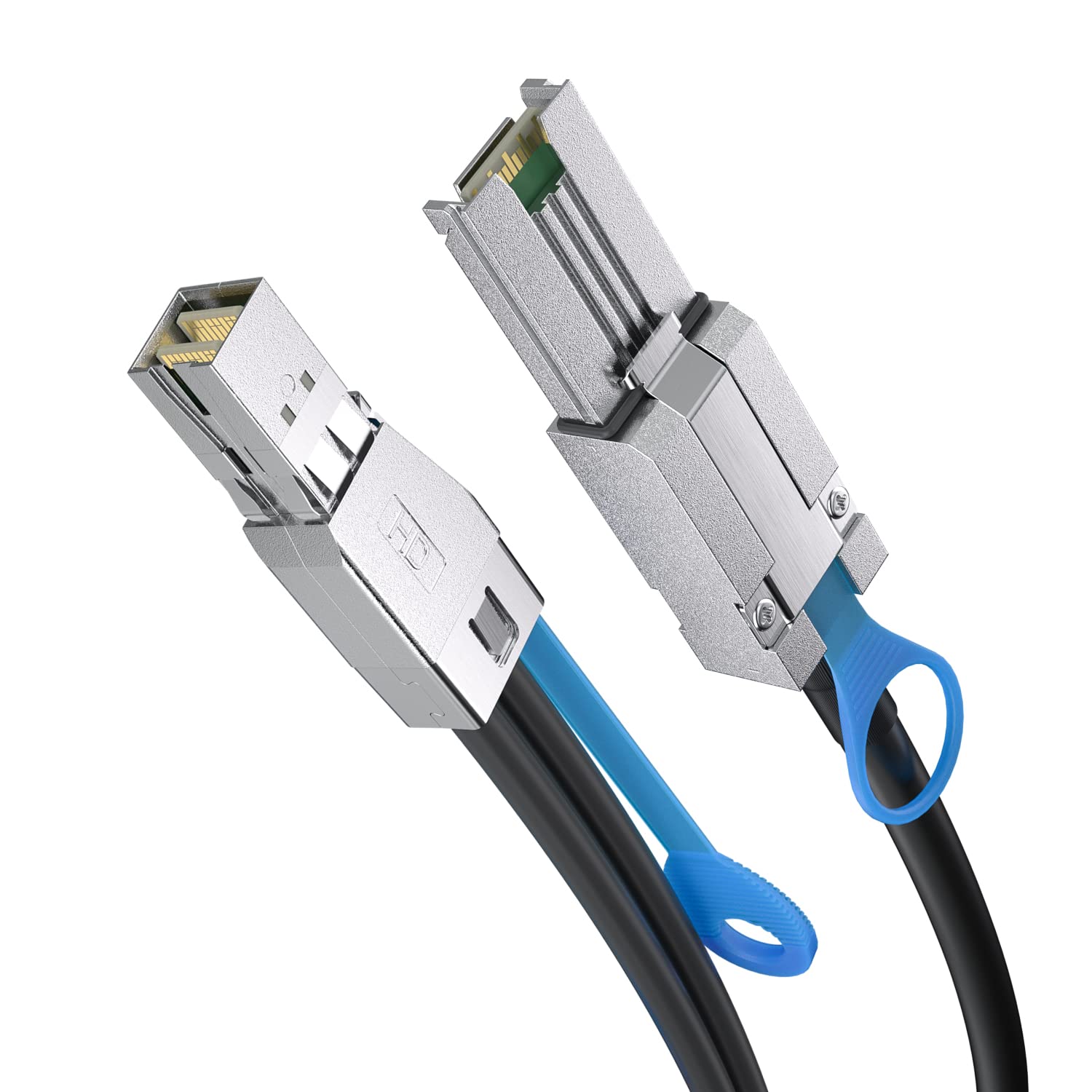 H!Fiber.com Cavo Raid per server dati HD ad alta densità da Mini SAS SFF-8088 a SFF-8644, 6 Gbps, 0,5 metri (1,65 ft)