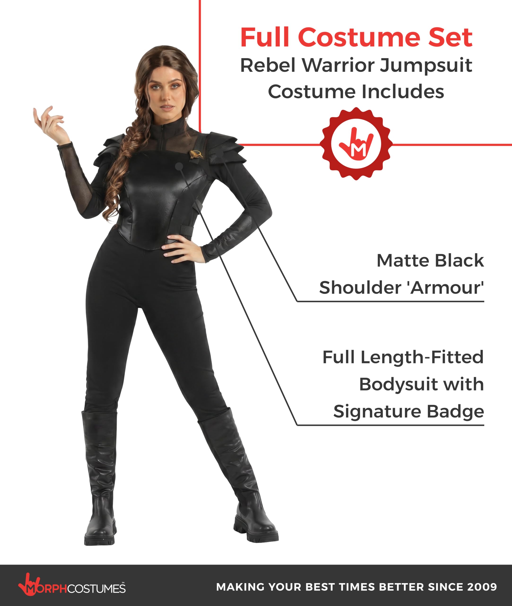 Morph Dystopisches Teenie-Kostüm Bodysuit Für Damen, Filmstar Kostüm Damen, Film Kostüm Damen, Karneval Kostüm Damen