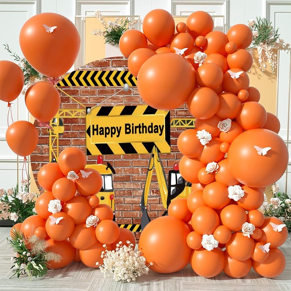 Construction Birthday Backdrop – 6x3.6 Ft Dump Truck & Digger Party Banner For Photos, Cakes, Decor - View #11