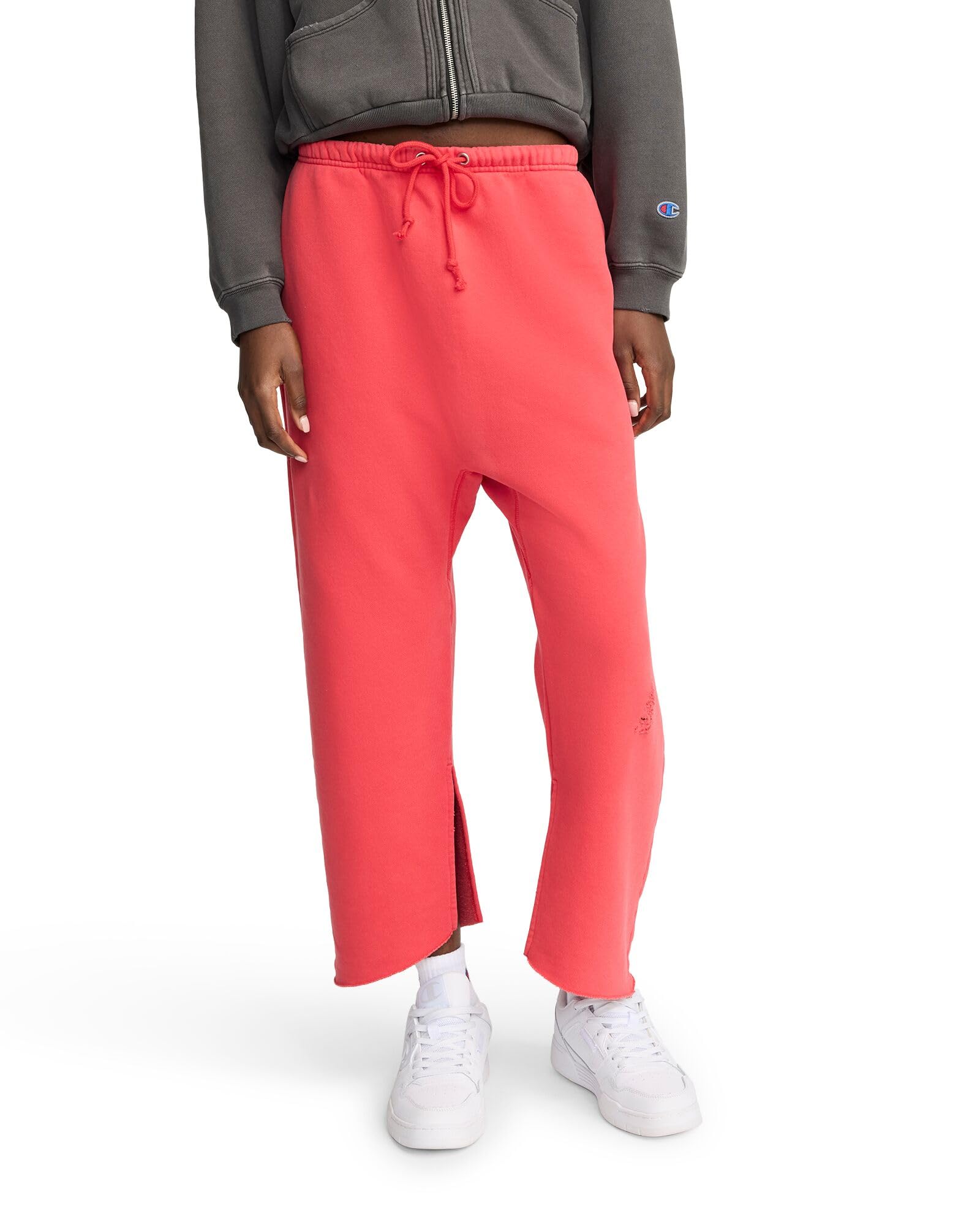 Champion Womens Reverse Weave Femme Pants Vintage Wash C Logo