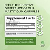 Vista 7 de Cápsulas de goma mastica de alta resistencia, suplemento de digestión a base de hierbas que proporciona alivio del malestar estomacal para adultos