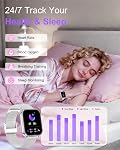 Smart Watch for Women(Call Answer/Dial), 1.85'' Touch Screen Smartwatch for Android iPhone Compatible, Fitness Tracker with Heart Rate Sleep Monitor 120+ Sports Modes, 30 Days+ Battery Life, Silver