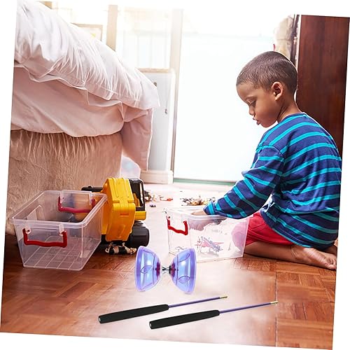 Miniatura 5 de 1 Unidades diábolo de plástico yoyo para niños - Yoyo chino triple rodamiento niños juguetes insensible yoyo respiración dedo chino yoyo profesional