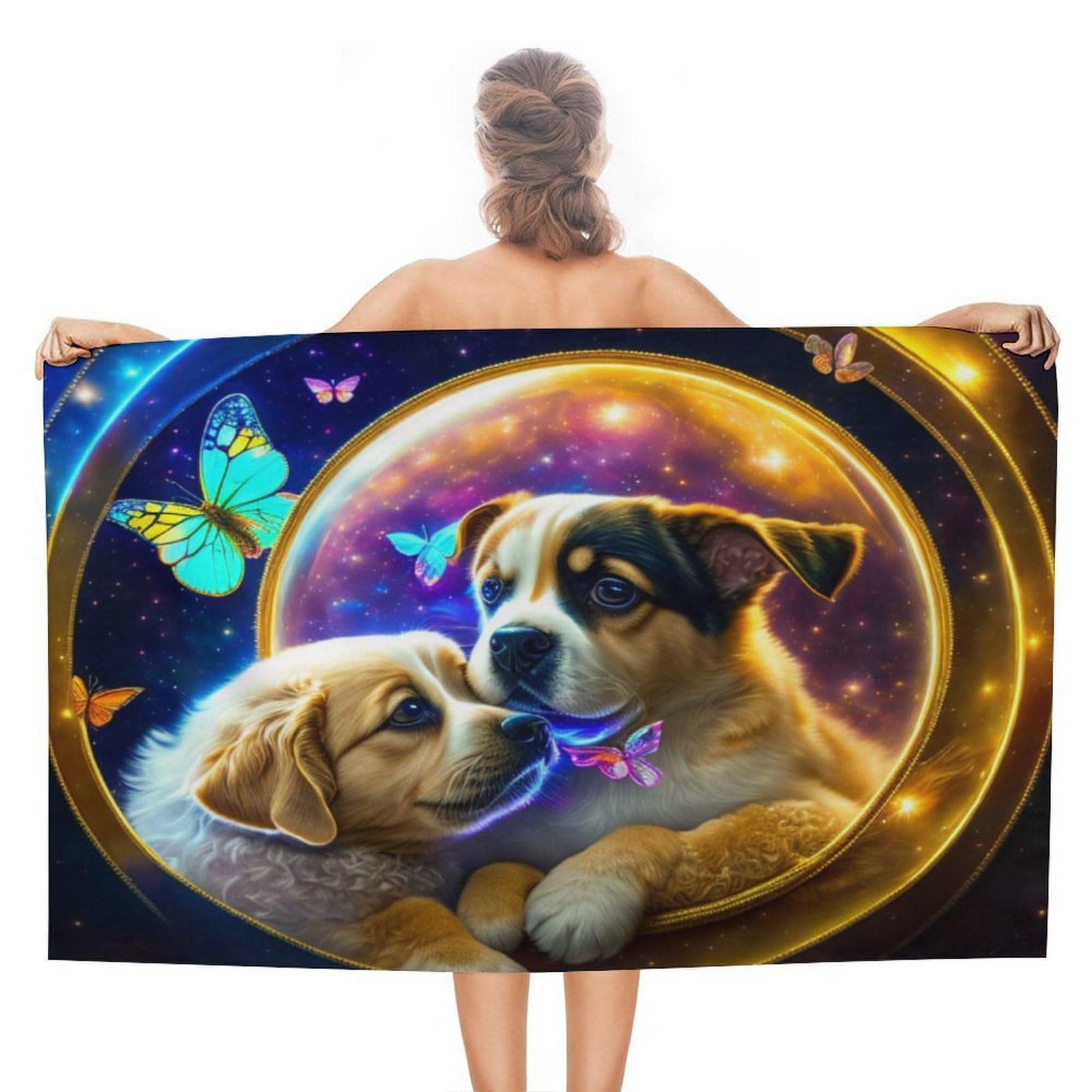 Serviette de plage anti-sable légère et drap de bain compact 130 x 80 cm