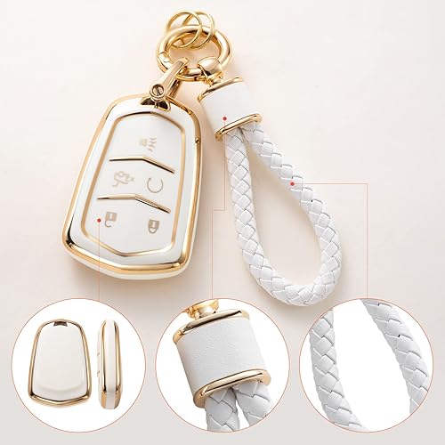 Miniatura 31 de Funda para llavero BMW con llavero, funda de TPU suave para llave compatible con BMW X1 X2 X3 X5 X6 X7 y Series 1 2 3 4 5 6 7 8 Remote Smart Key