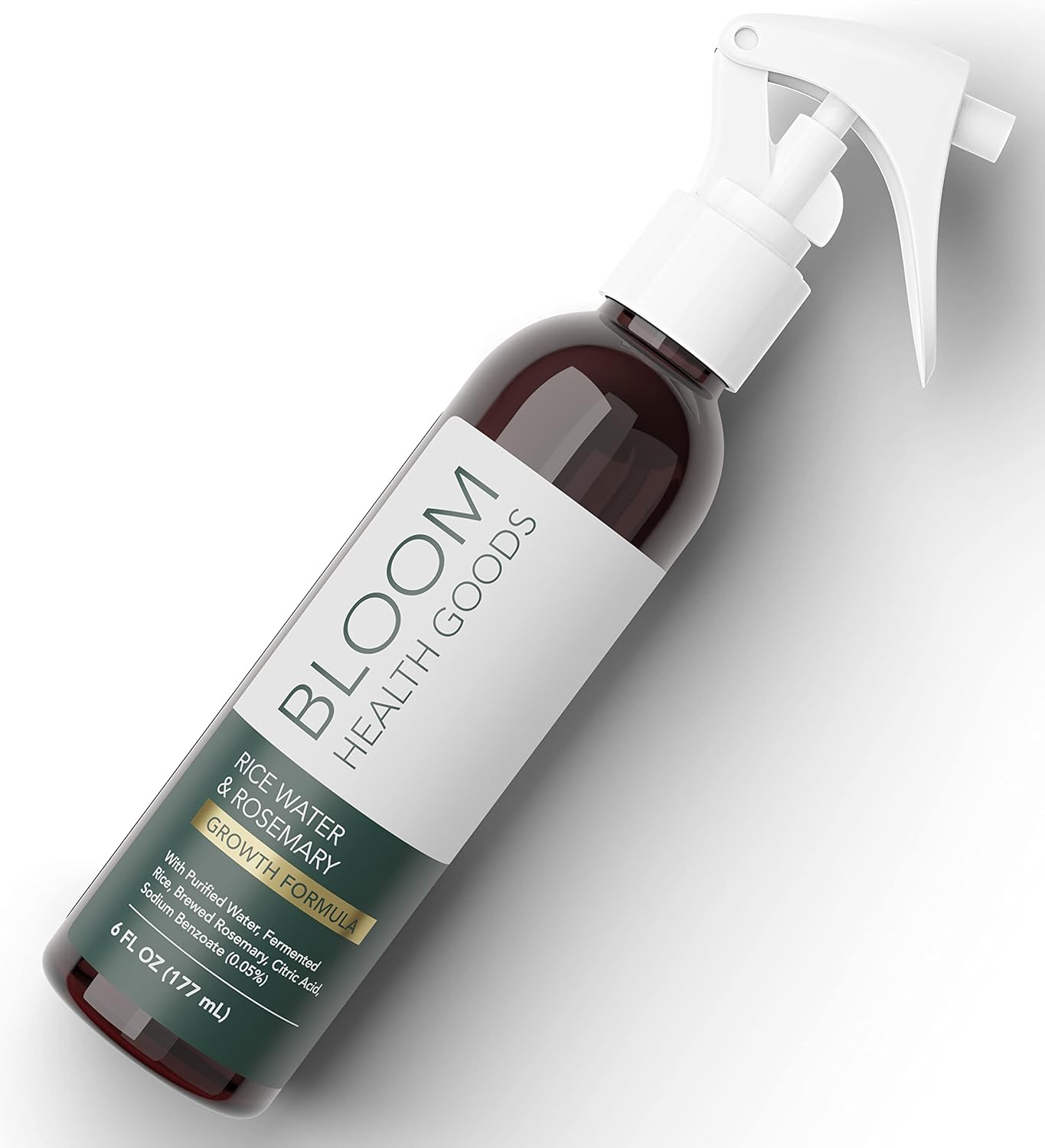 Bloom Health Goods Rosemary Infused Rice Water, Mist and Spray for Hair, Natural Ingredients