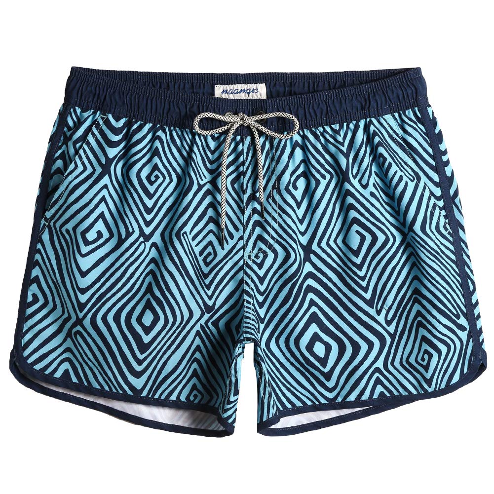 MaaMgic Bañador Hombre de Natación Secado Rápido Interior de Malla Pantalones Cortos d'Aire Vintage 80s 90s — view 30