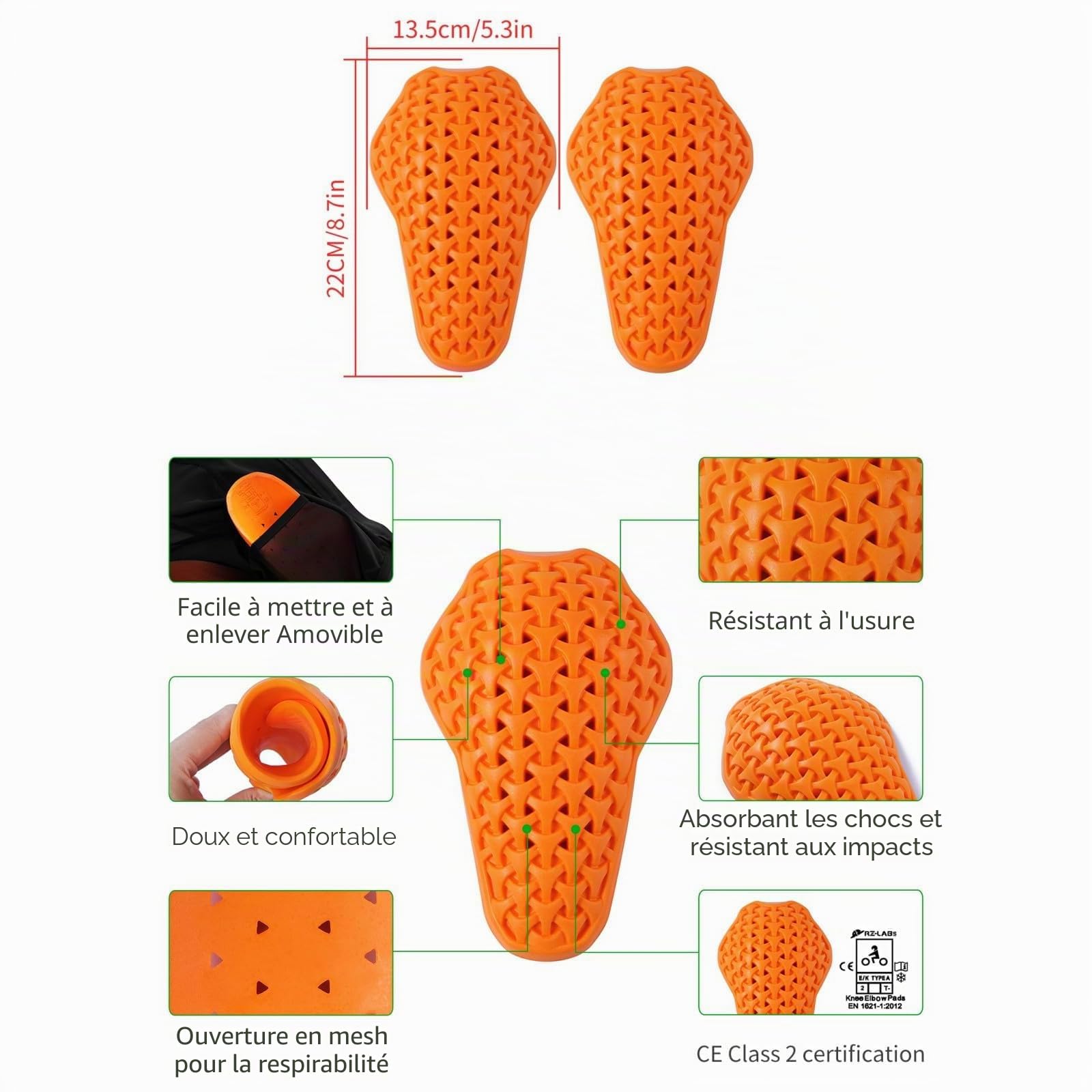 Pantalon de moto pour femme, legging cargo de yoga protecteur avec protections CE, collant extensible taille haute avec genouillères amovibles pour motos sportives trajets urbains