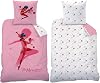 Miraculous Ladybug Children's Bed Linen Shadow Pink 135 x 200 cm  80 x 80 cm 100% Cotton Flannelette Quality Marinette Adrien Cat Noir Lady Bug Girls Paris with Zip German Size