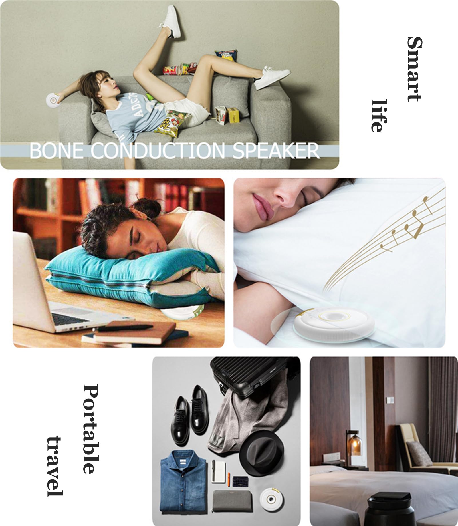 Máquina de Ruido Blanco para Dormir, Sonido con cancelación adaptativa, Alimentado por USB o batería, 3 temporizadores y función de Memoria, pequeño y portátil, para niños y Adulto