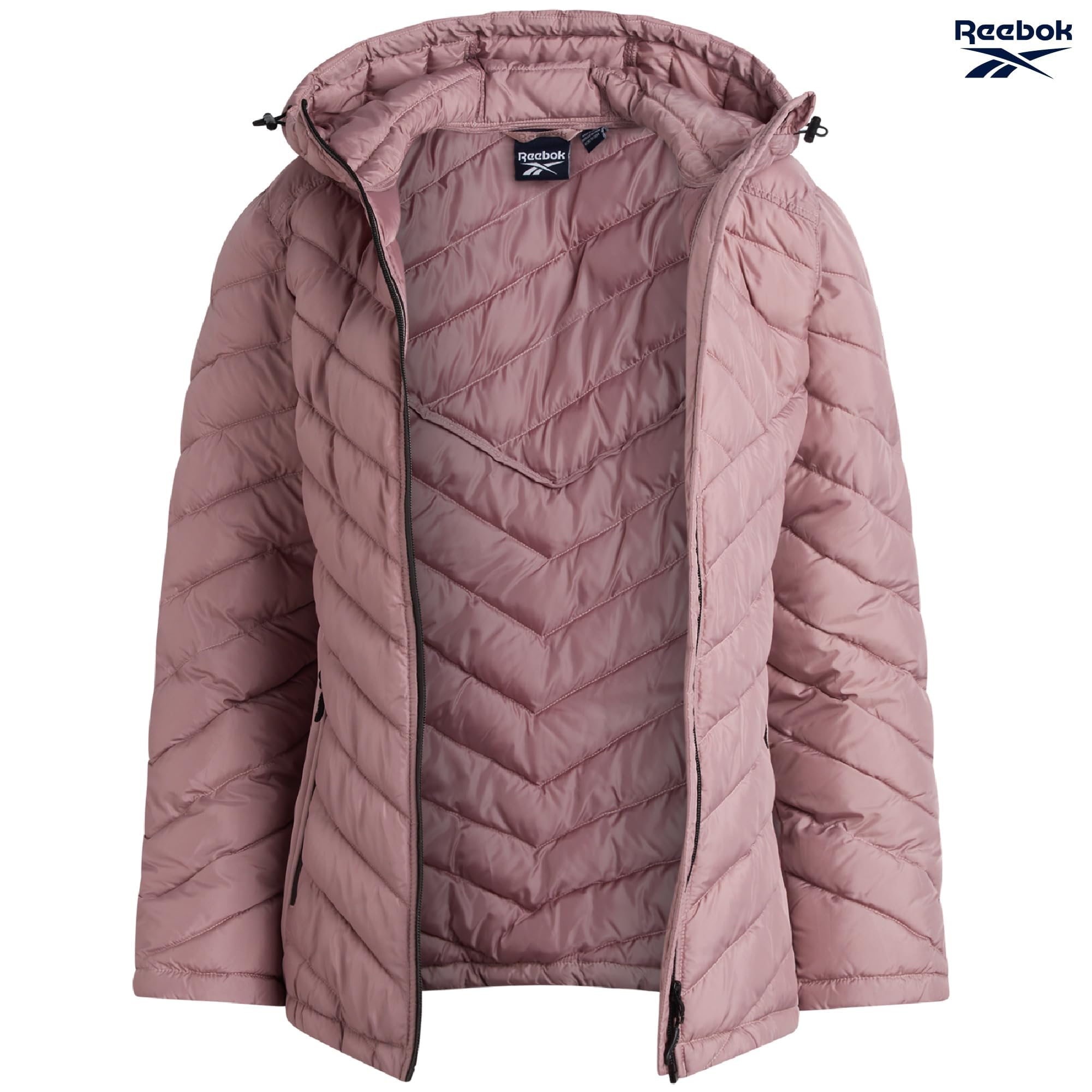 Reebok L Glacir Shield Hood Chaquetas ligeras acolchadas Mujer (Pack de 1)