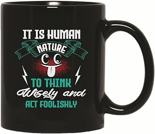 Gift Ideas for April Fools Day Wise Thoughts and Funny Acts for Friends Brothers Sisters and Colleagues 11oz 15oz Black Coffee Mug