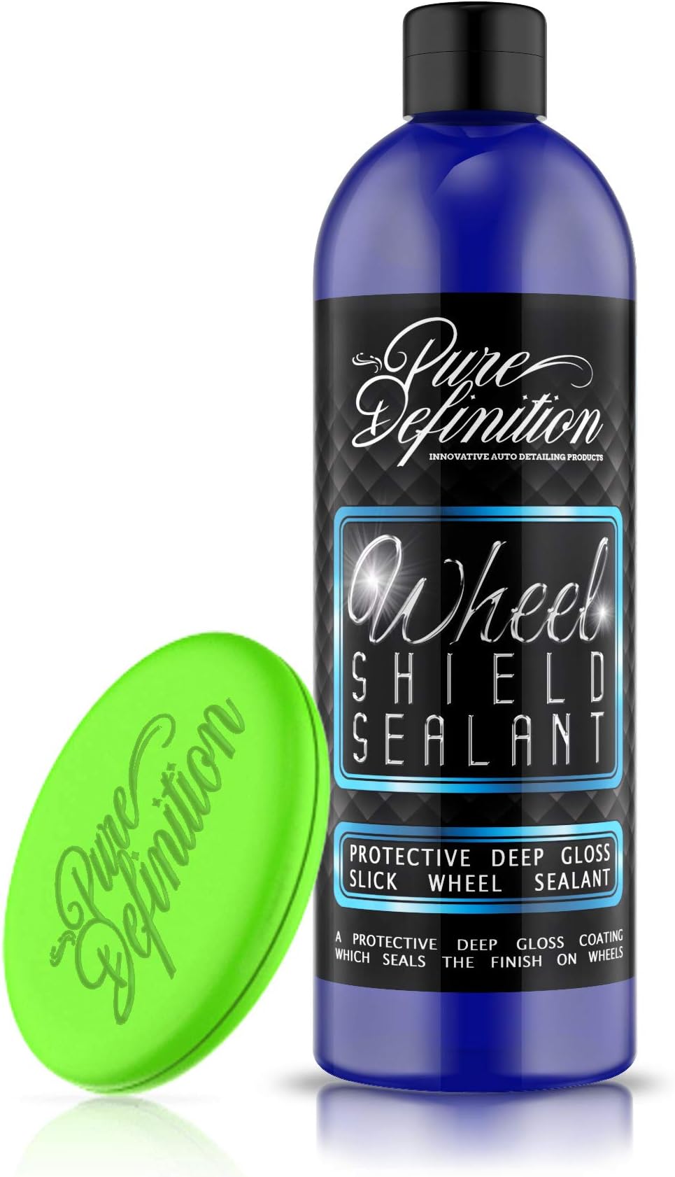 Pure Definition Wheel Sealant, Car Alloy Wheel Shield Protector and Rim Wax, High Gloss Detailing Coating, 250ml