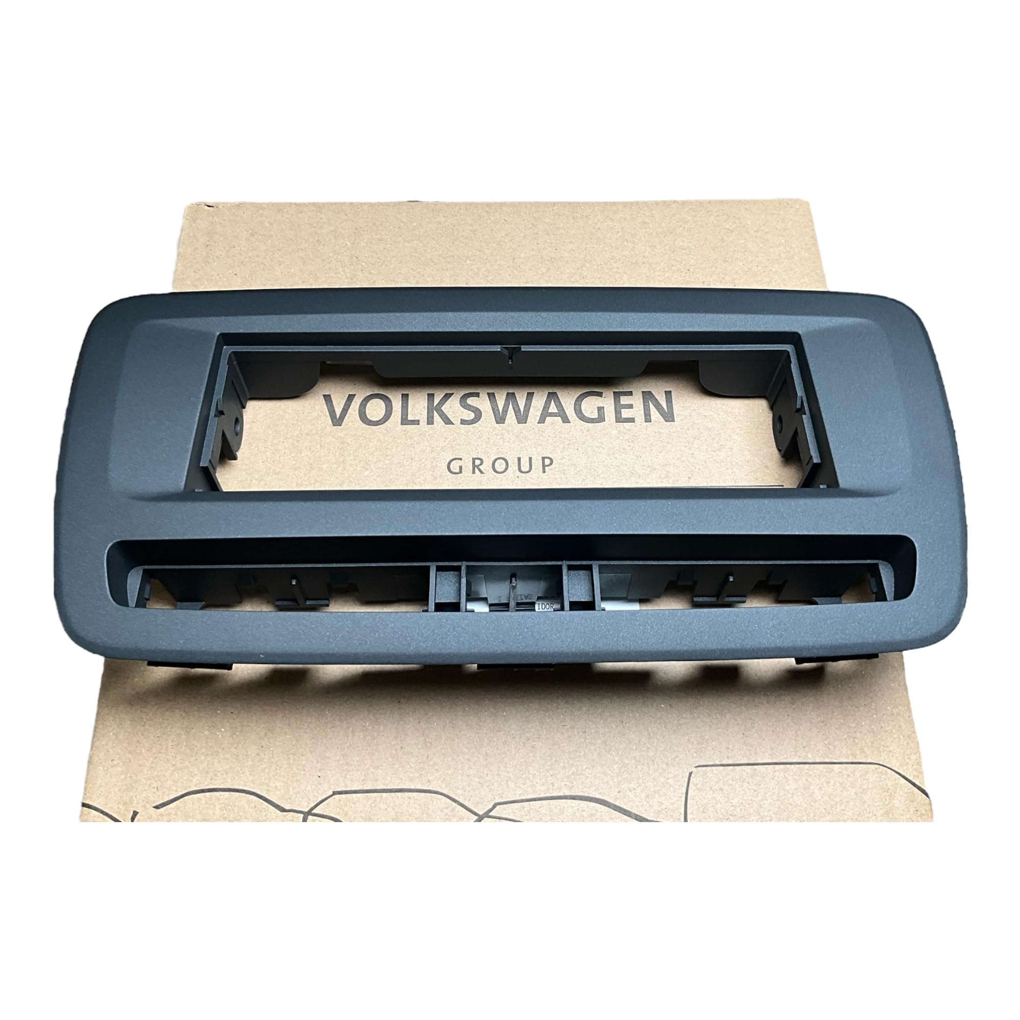 Seat 6J0858061BAN1 Blende Radioschacht DIN Halterahmen Radioblende schwarz