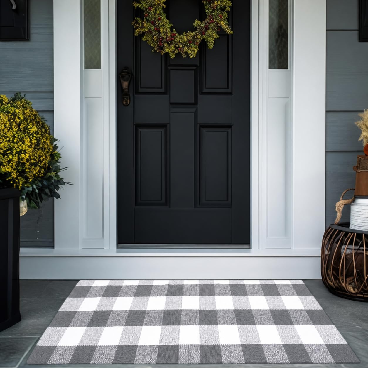 Christmas Plaid Rug - 27.5 x 43 Inches -26