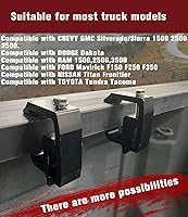 Vista 2 de Kikito Abrazaderas de montaje para tapa de camión para Silverado Sierra Dakota RamF150 F250 Titan Tacoma Tundra 6 piezas Abrazaderas de estante
