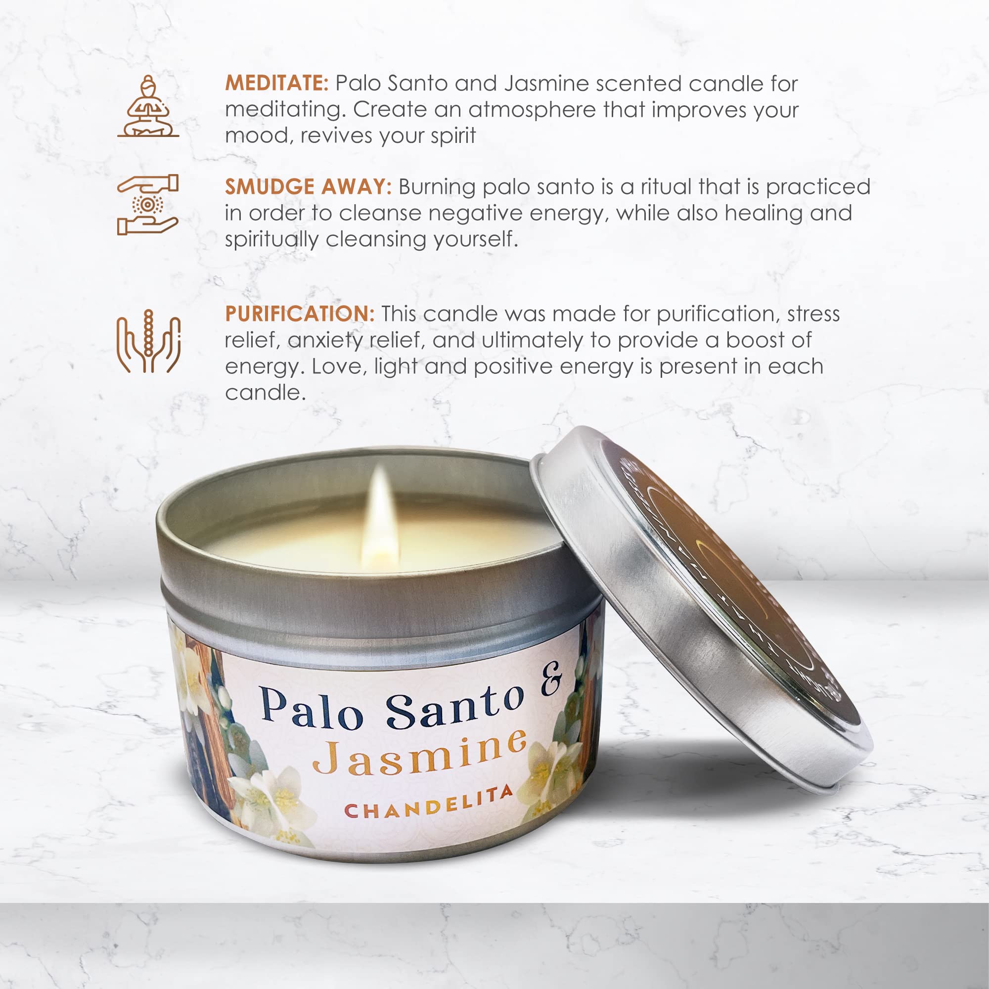 MAGNIFICENT101 Bougie 7 Chakras En Cire De Soja Naturelle Pour Harmonie Et équilibre, Nettoyage De L'énergie De La Maison, élimine Les énergies Négatives I Purification Et Guérison Des Chakras