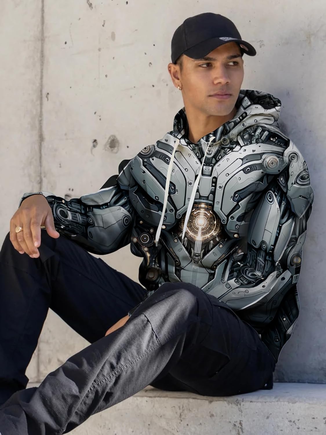 Men 3D Print Pullover Hoodies - Teen Women Graphic Sweatshirt - Image 6