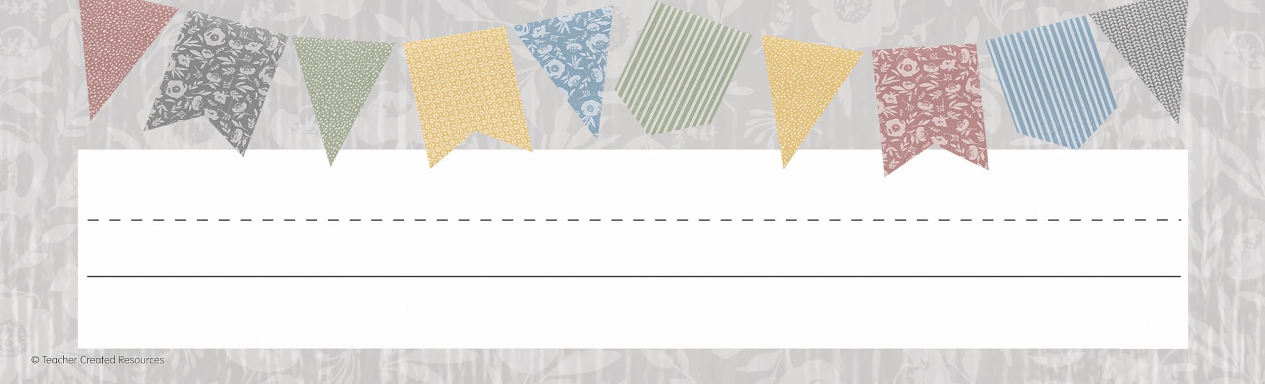 Teacher Created Resources Classroom Cottage Flat Name Plates (TCR7191)