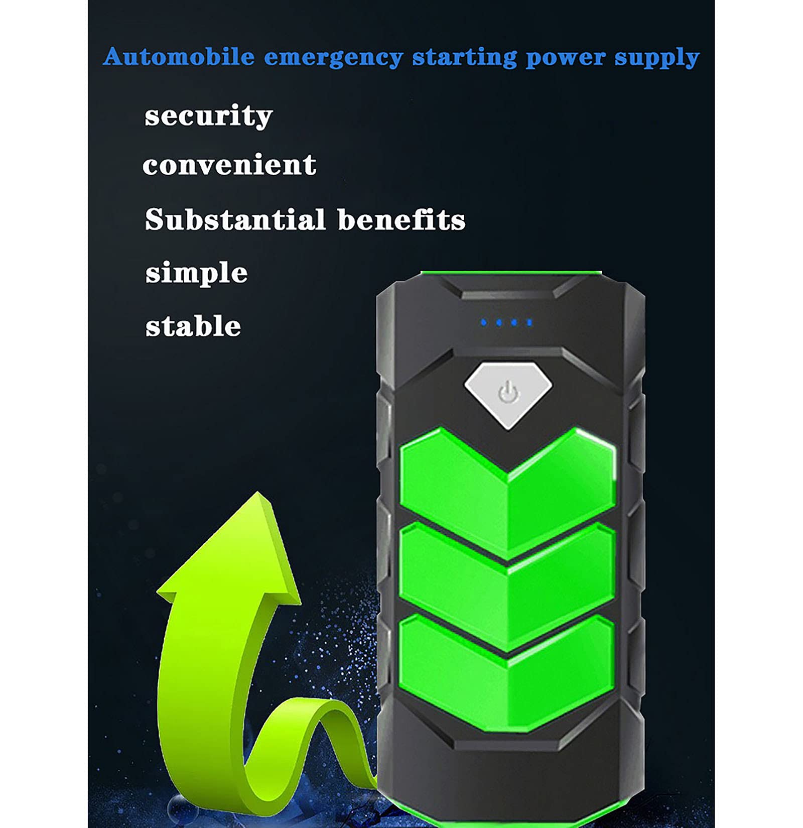 Super Power 600A Dispositivo de Arranque 28000mAh 12V Car Jump Starter Banco de Energía Cargador de Vehículo Amplificador de Batería LED