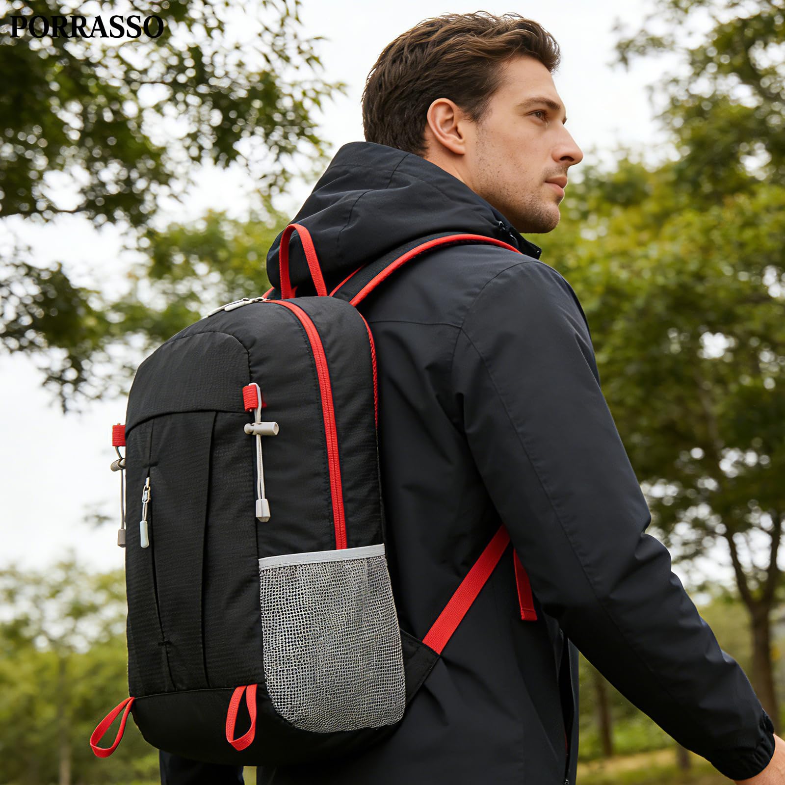 Sac à dos de randonnée pliable imperméable léger pour homme et femme pour camping, voyage, sports de plein air