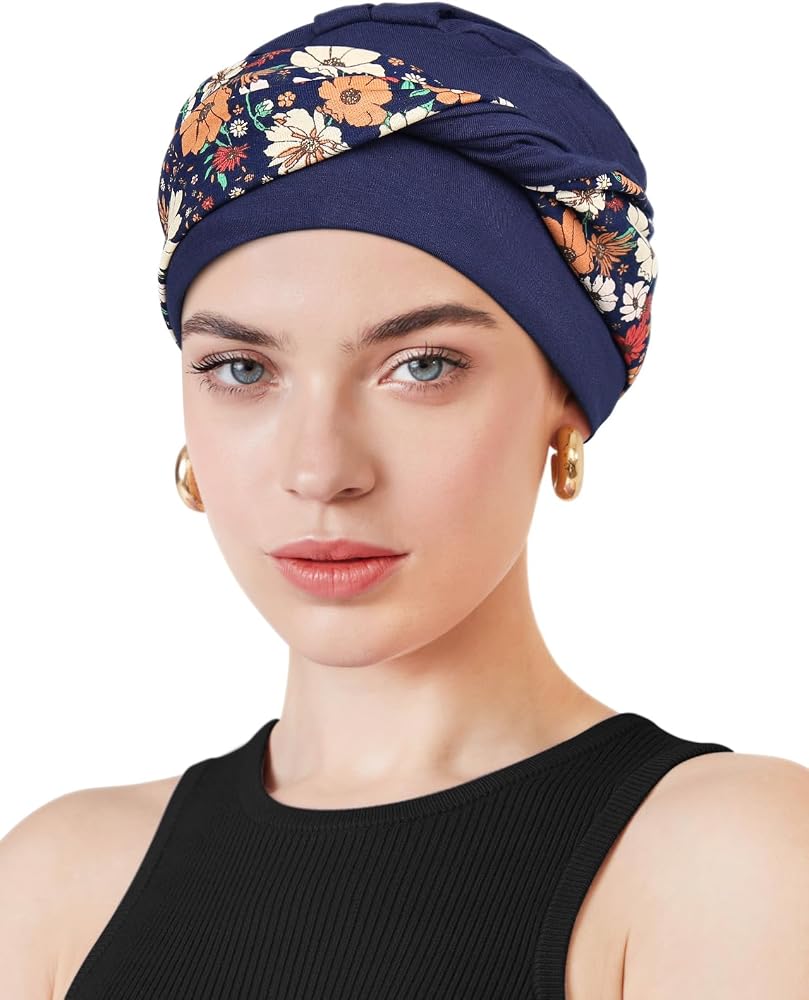 Satin-Lined Sleep Turban