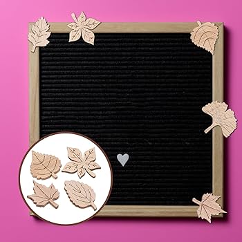 Amazon.co.jp: SEWACC 50個 木製 葉っぱ 形 切り抜き ブランク