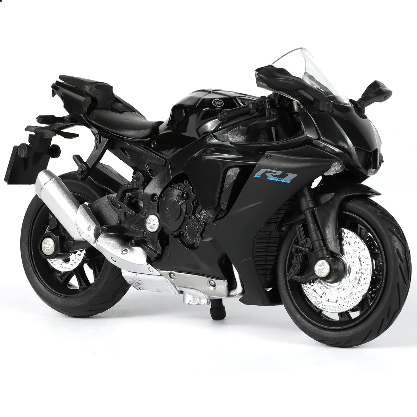 Risopen 1:12 Motorcycle Model Toy for BMW S1000RR Metal Die-cast with Plastic Motorcycle Model No Assembly Required Mini Finished Moto Gift for Adult(White) — view 34