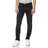 Replay Jeans da Uomo Slim Fit Anbass Hyperflex Dust, 098 Nero