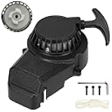 FVRITO Pull Start Assembly Recoil Starter for SYX Moto 50cc Dirt Bike SSR X-pro Coolster Apollo 47cc 49cc 2 Stroke Engine Mini Kids Pit Pocket Chinese ATV Quad 4 Wheeler Go Kart Parts with Pull Cord