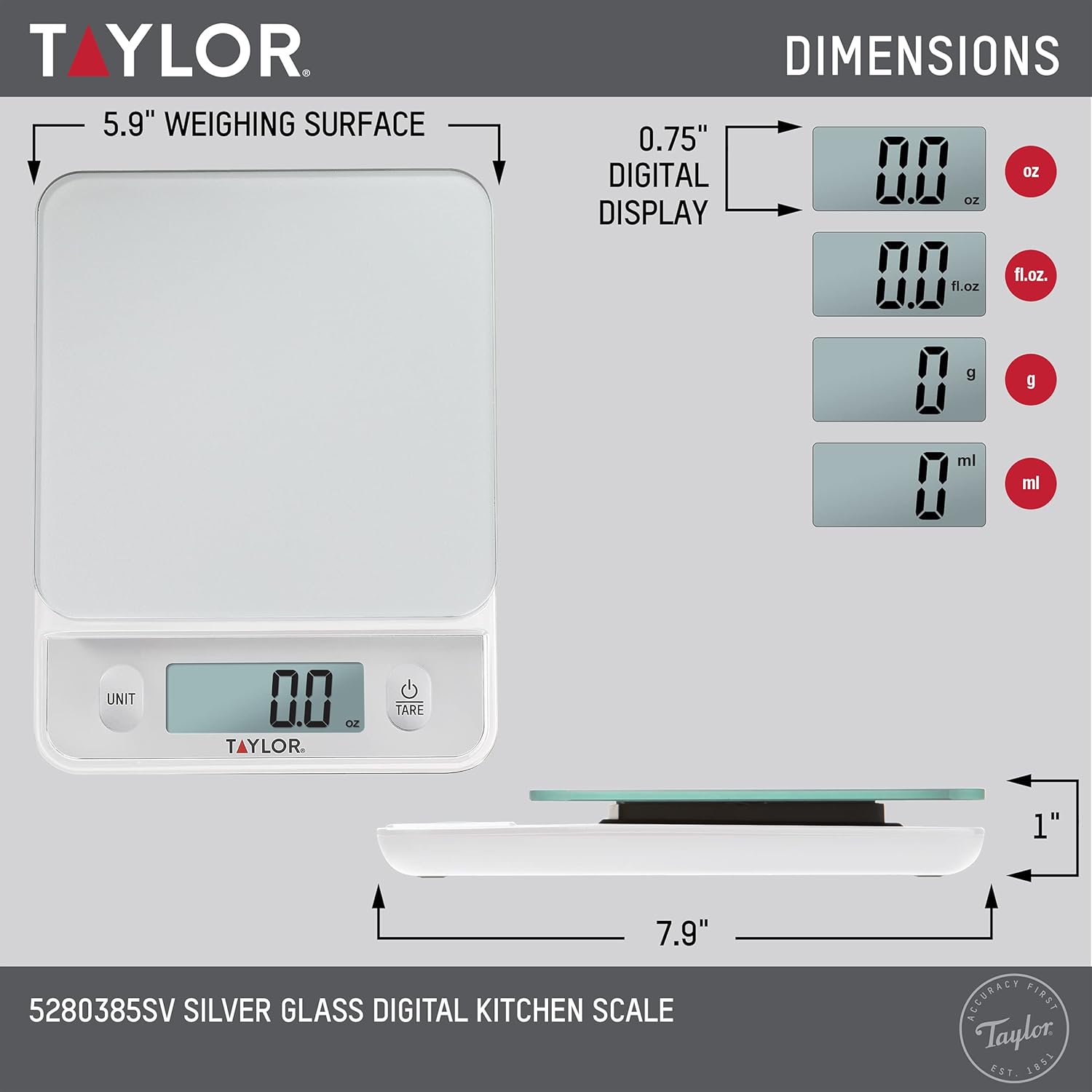 Precision in Style: The Ultimate Review of the Taylor Glass Top Food Scale