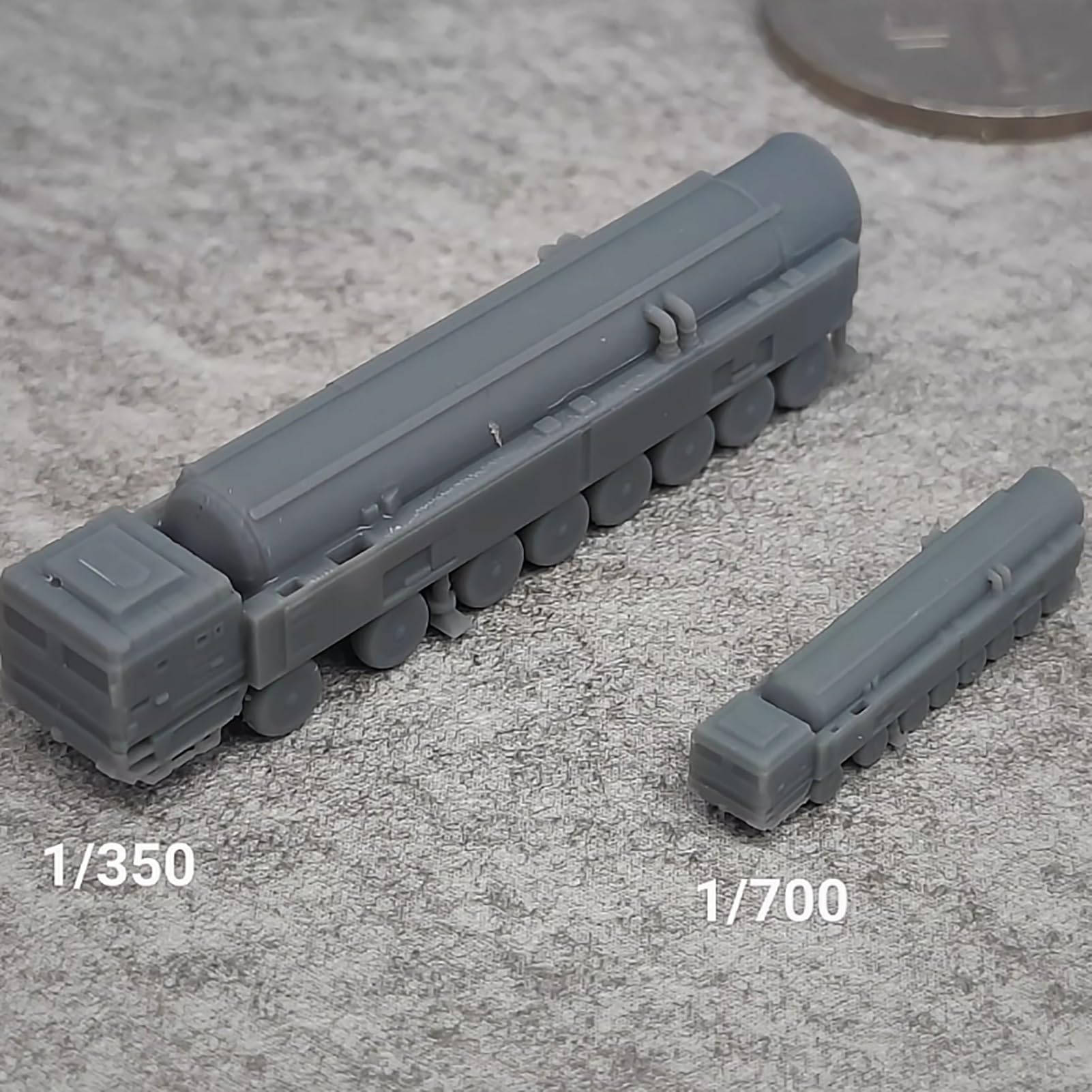 Lot De 5 Maquettes DF-31AG – Véhicule Lanceur Missiles Nucléaires, Échelle 1/700 Ou 1/350, Résine 3D
