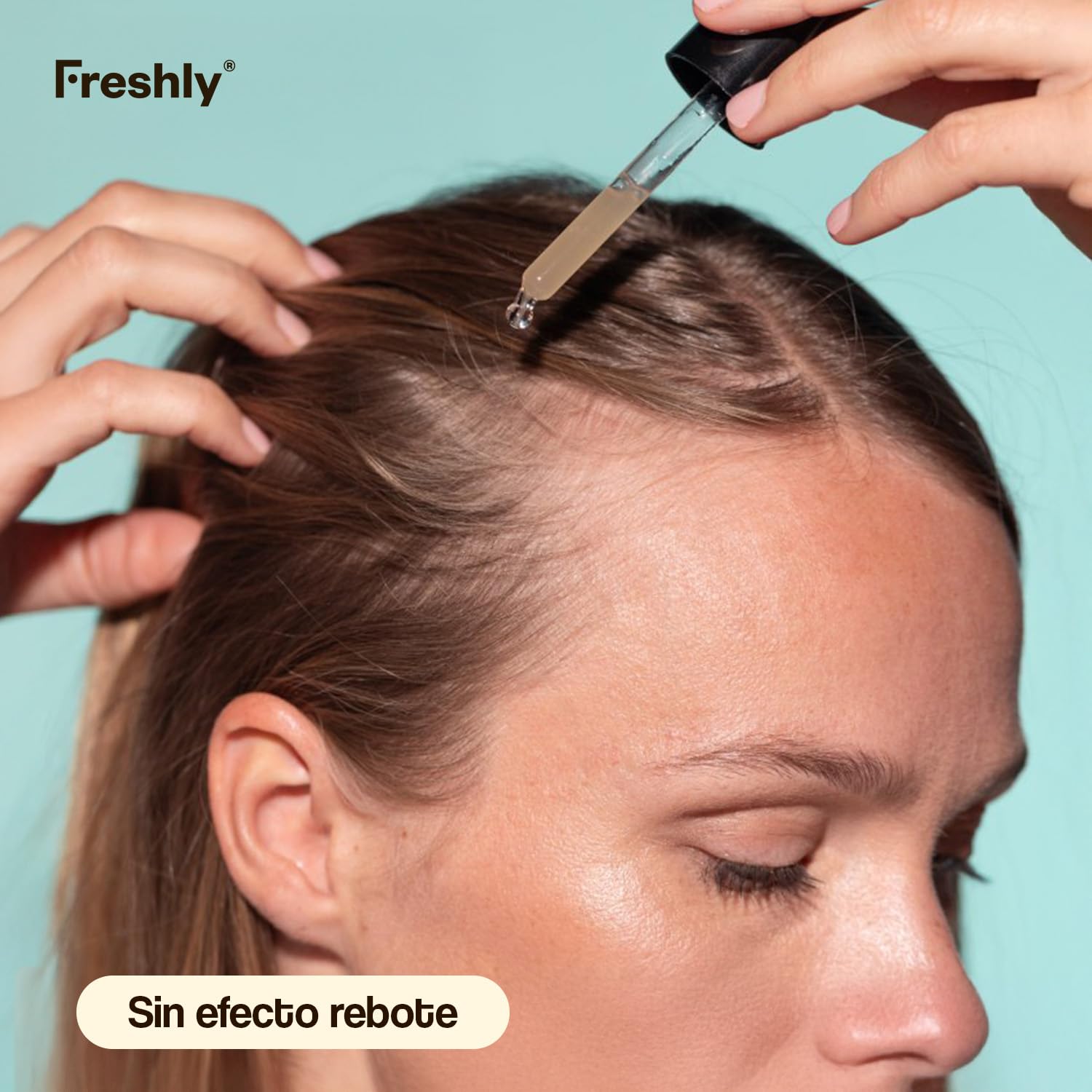 Freshly - Tratamiento Serum Capilar Anticaída del Pelo Hair Growth & Density Treatment - Fórmula 99,9% Natural - Para el Crecimiento y Densidad del Cabello - Pelo Fuerte y Saludable - 50 ml
