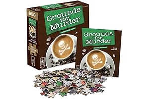 Unravel the Mystery with BePuzzled's Grounds for Murder Mystery Gift Puzzle