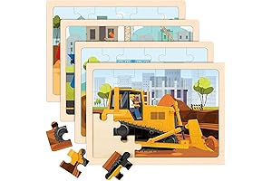 Wooden Puzzles for Kids: Preschool Educational Fun for 4-6 Year Olds