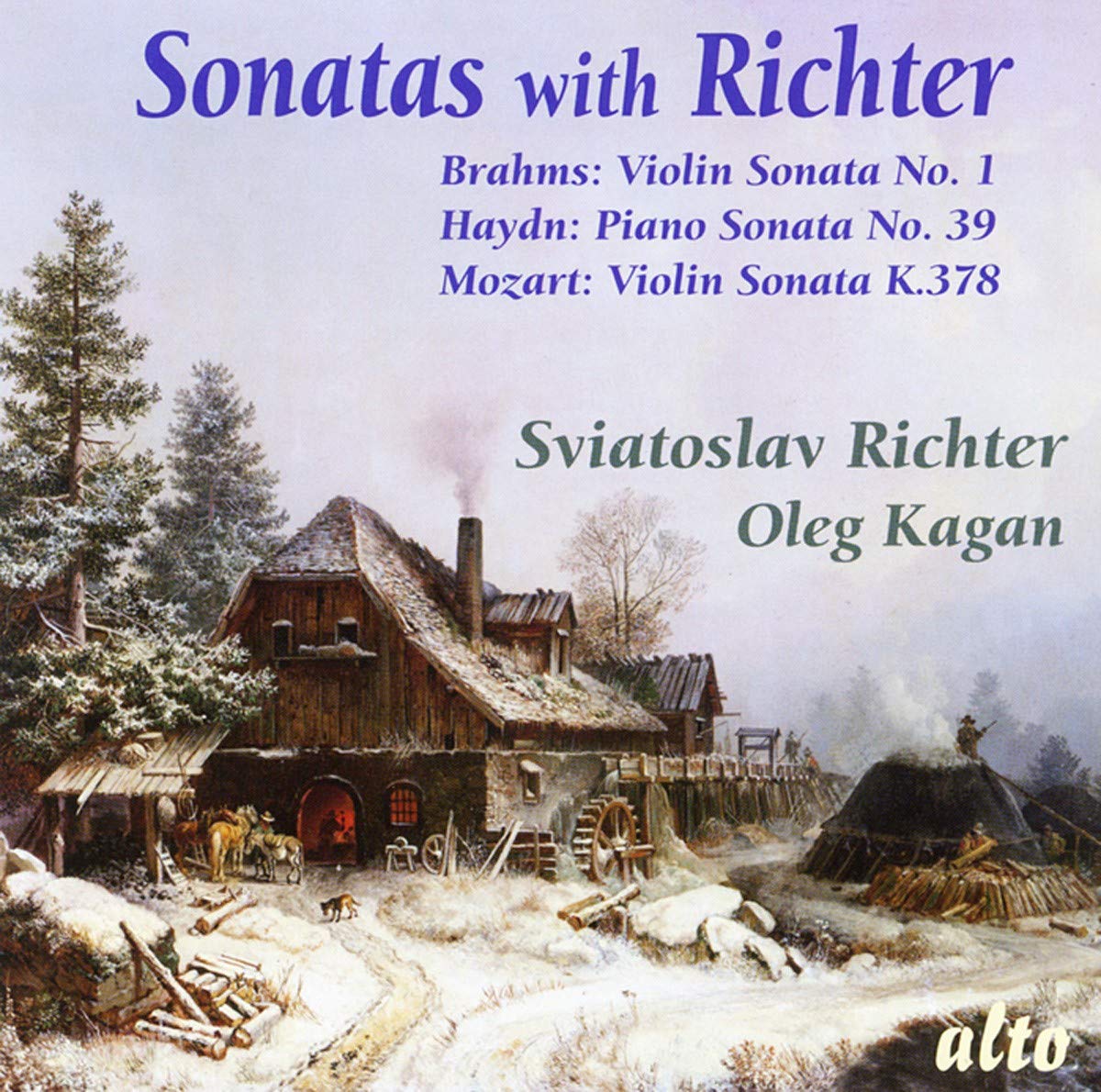 SVIATOSLAV RICHTER, - SONATAS WITH RICHTER: MOZART VIOLIN K. [Audio CD] SVIATOSLAV RICHTER, OLEG KAGAN and Johannes Brahms