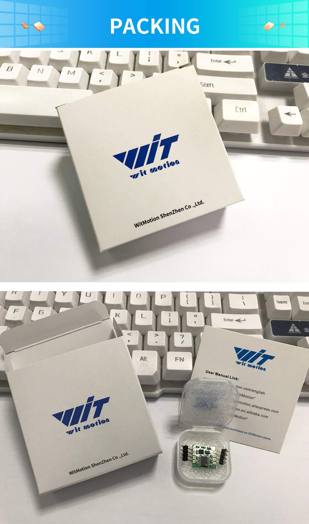 Buy WITMOTION 【WT61 Accelerometer+Tilt Sensor】 HighStability Acceleration(+16g)+Gyro+Angle(XY