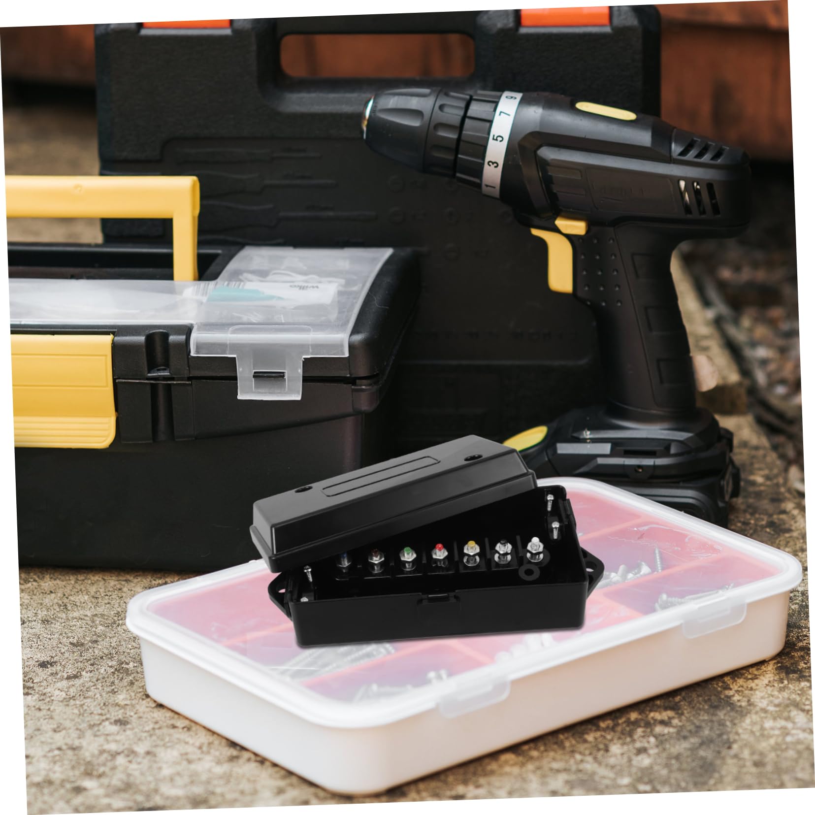 Conector de Cableado del Remolque de 7 Vías en Plástico Negro