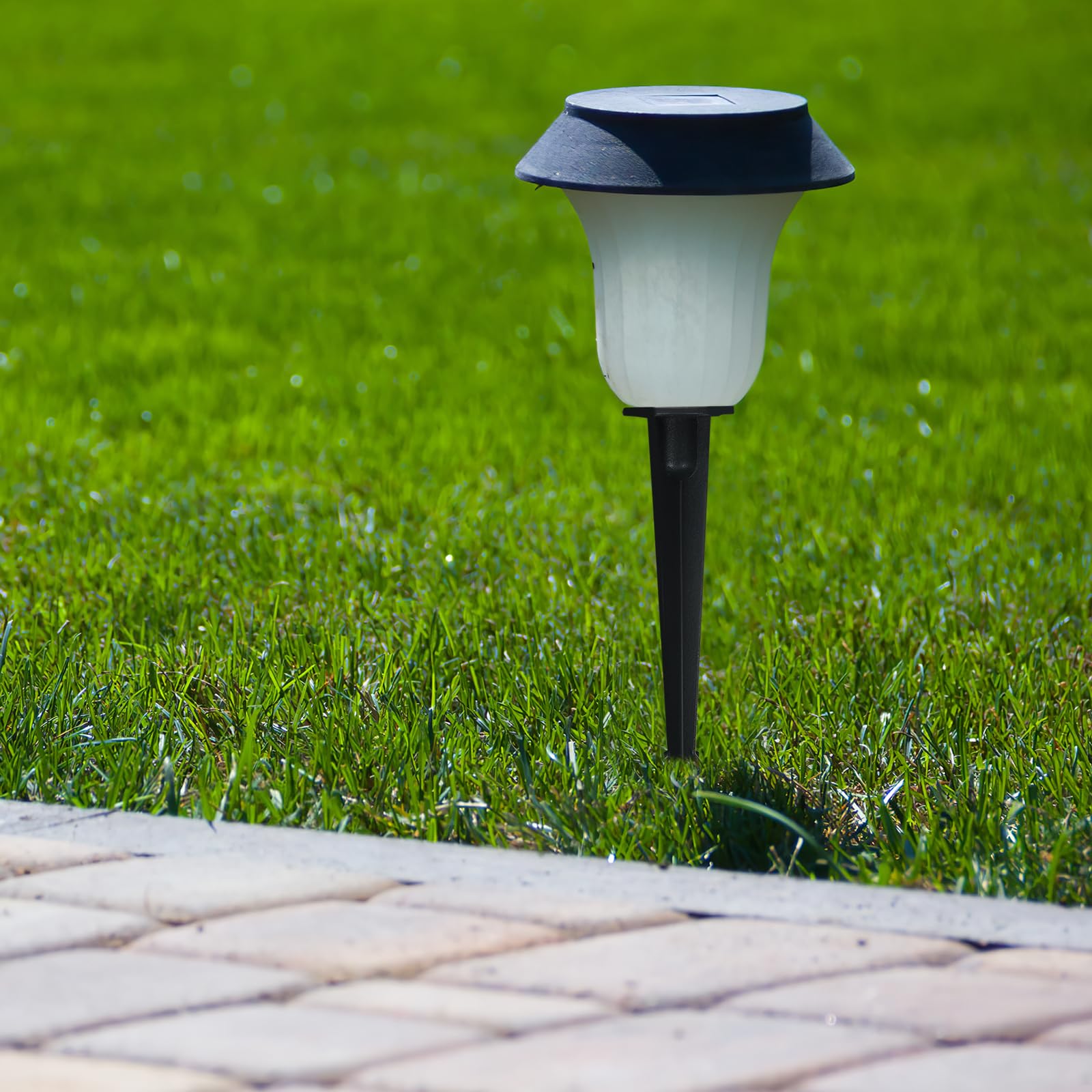 GANAZONO Piquet pour Lampe extérieure：12Pcs Piquets Sol pour Lamp Piquet de Terre pour Les Lampes de Jardin Solaire Lumière Piquets Supports de Sol, pour Jardin Cheminement Paysage Lampe