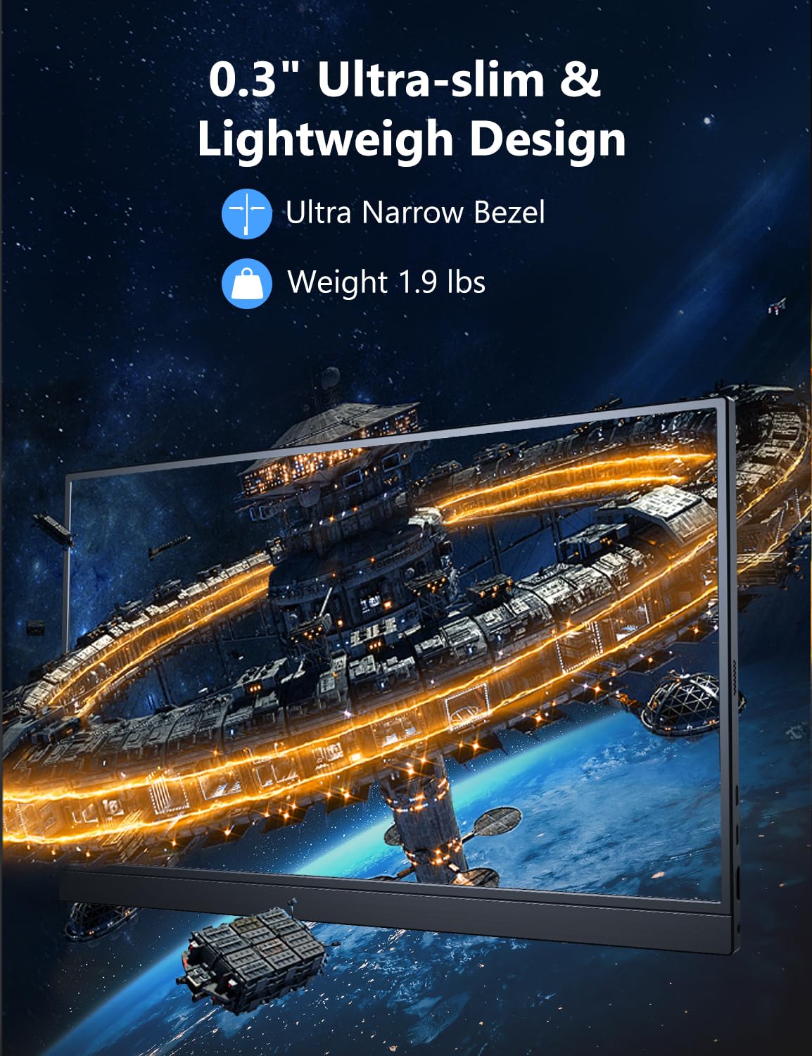 Amazon.co.jp: MAGICRAVEN モバイルモニター 17.3インチ 2.5K 144HZ