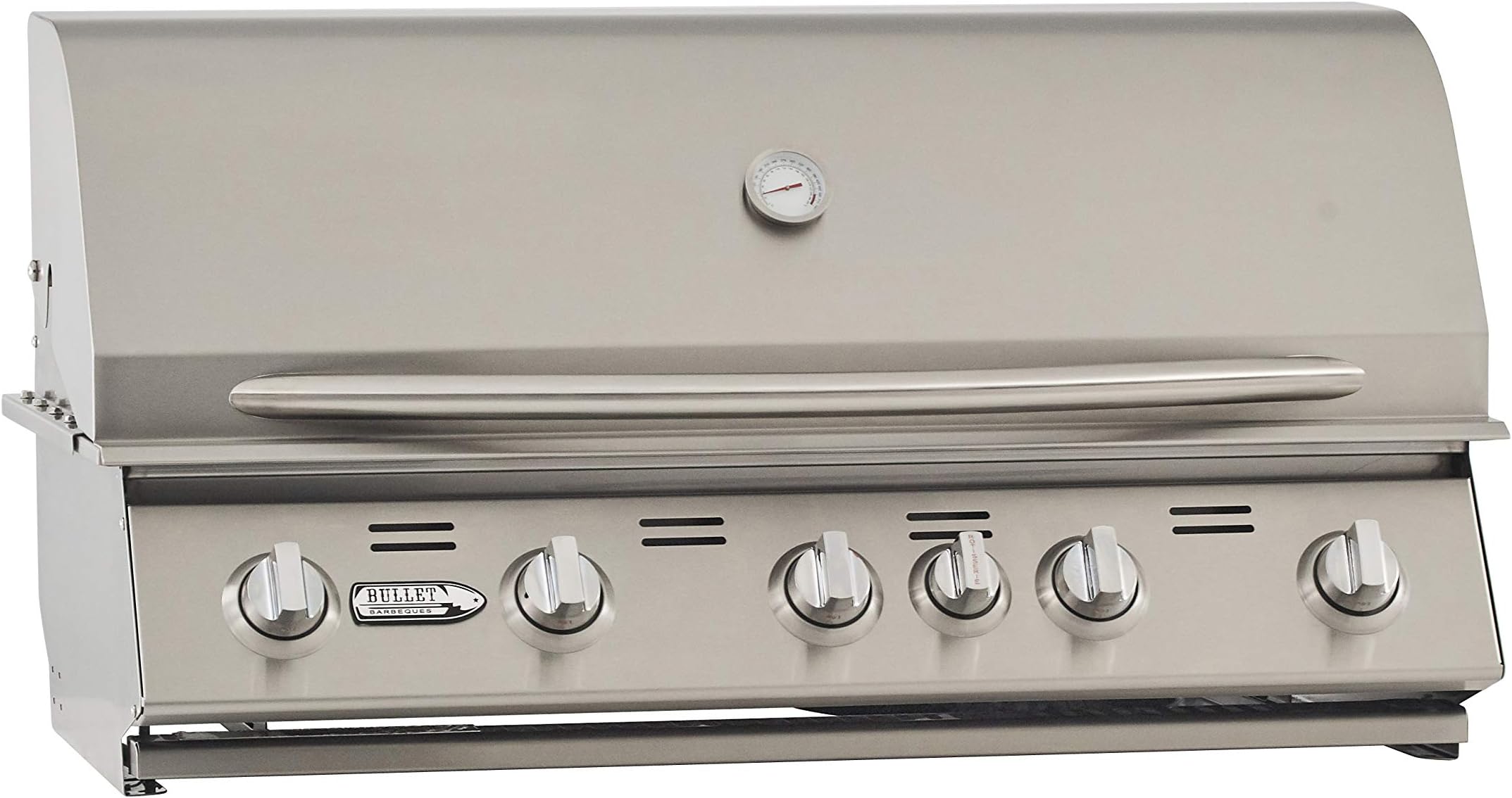Bullet 87428 5-Burner Built (LP) Grill Head, Stainless Steel