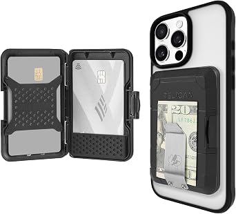 Pelican Magnetic Money Clip Wallet/Card Holder with RFID Blocking - Black