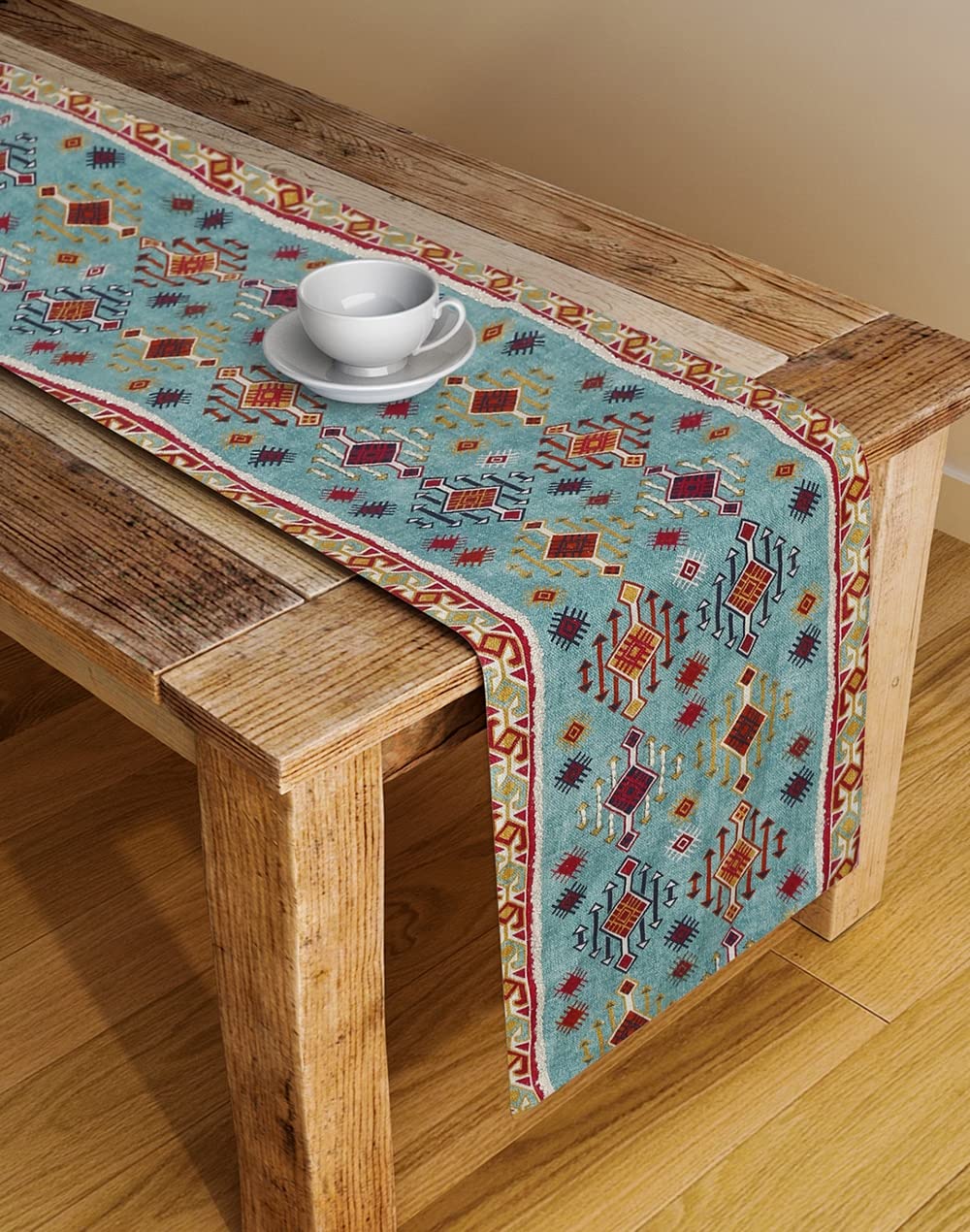 Fabindia Pushkal Cotton Slub Table Runner Amazon.in Home & Kitchen